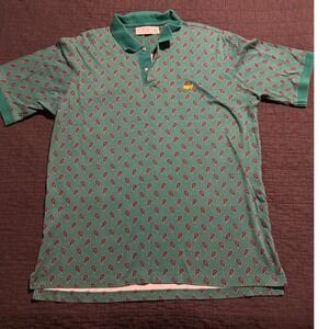 Vintage Augusta National Golf Shop Polo Shirt‎ Masters Golf Paisley XL